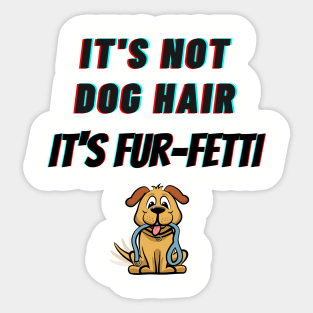 Dog hair Sticker